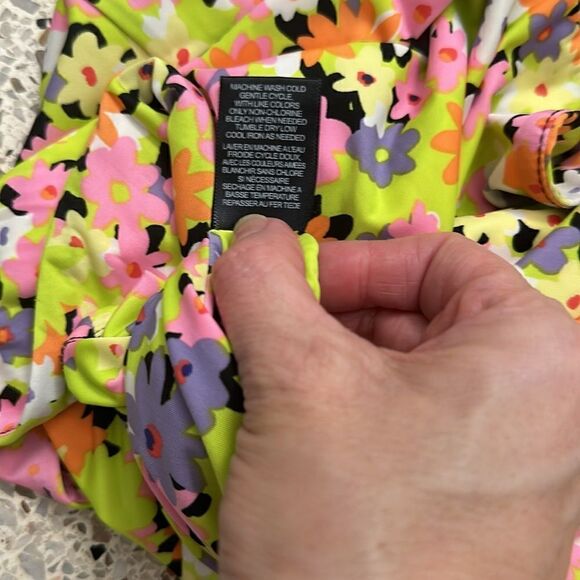 AFRM Izzy Mini dress spring lime daisy revolve sexy small s - Picture 8 of 8